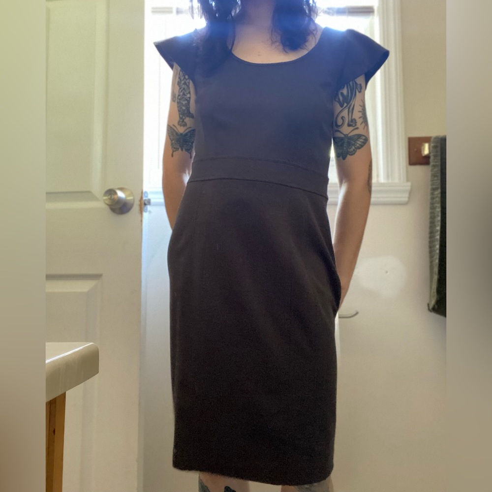 Ann Taylor Loft gray dress